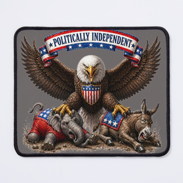 Item preview, Politically Independent Eagle Design. Nonpartisan U.S. Politics Art for Stickers & Home Décor designed and sold by shorethings.