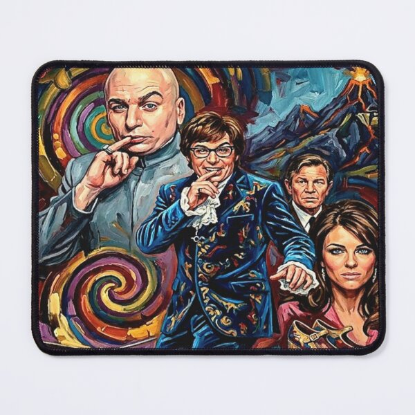 Item preview, Shagadelic Spy: Austin Powers Oil Art Tribute designed and sold by Art's Diner.