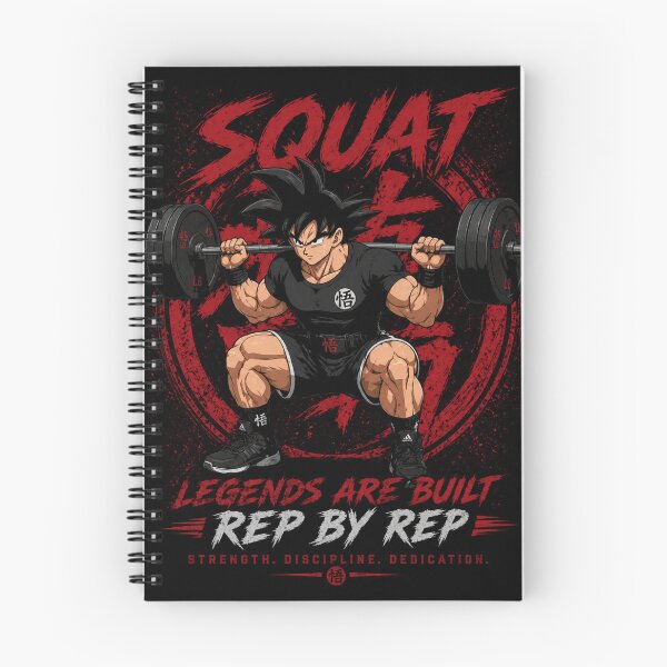 Item preview, Squat Legends –  Powerlifting Saiiiiyan designed and sold by Inner Flame Studio.