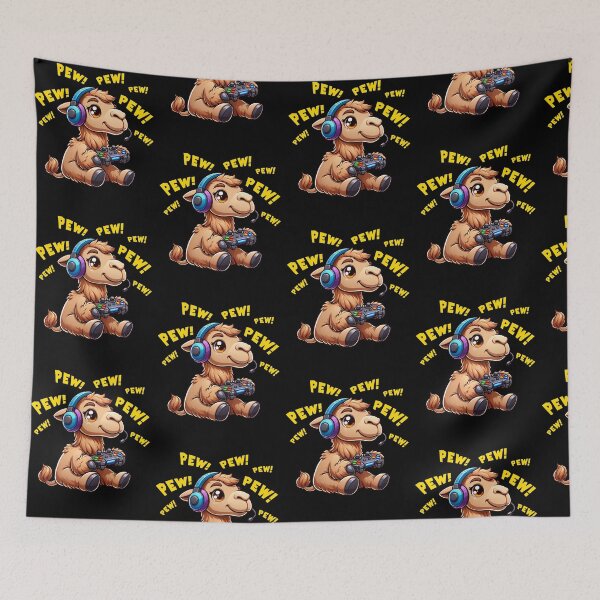 Item preview, Funny Camel Gamer Videogame Pew Gaming Zoo Boys Girls Kids designed and sold by rafaeltto.