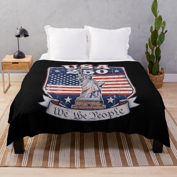 Item preview, USA 250 We The People Statue of Liberty Distressed Patriotic Shield designed and sold by Off-Road-Zone.