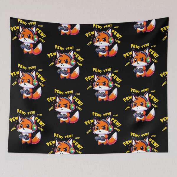 Item preview, Funny Fox Gamer Videogame Pew Gaming Zoo Boys Girls Kids designed and sold by rafaeltto.