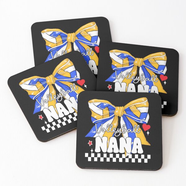 Item preview, Volleyball Nana Bow Team Colors Graphic designed and sold by TinaMDedrick.