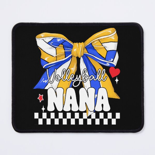 Item preview, Volleyball Nana Bow Team Colors Graphic designed and sold by TinaMDedrick.