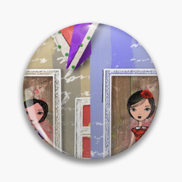 Item preview, Neighbors in the Polka Dot House designed and sold by artbydonyale.