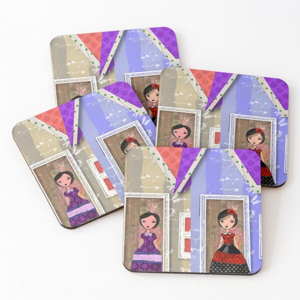 Item preview, Neighbors in the Polka Dot House designed and sold by artbydonyale.