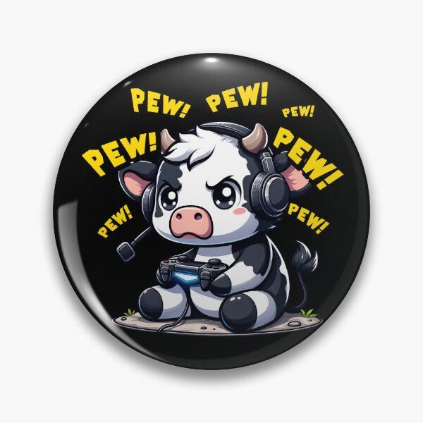 Item preview, Funny Cow Gamer Videogame Pew Gaming Zoo Boys Girls Kids designed and sold by rafaeltto.