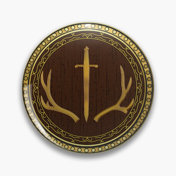 Item preview, Seal of the Guild Pin designed and sold by zacsavagelore.