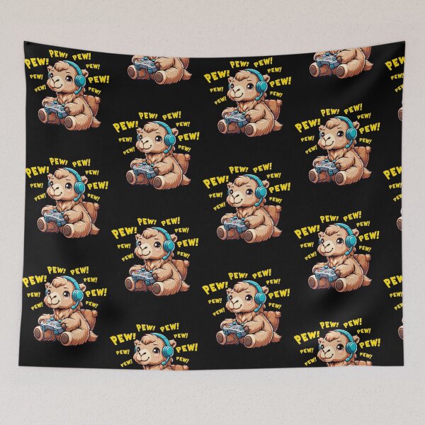 Item preview, Funny Camel Gamer Videogame Pew Gaming Zoo Boys Girls Kids designed and sold by rafaeltto.