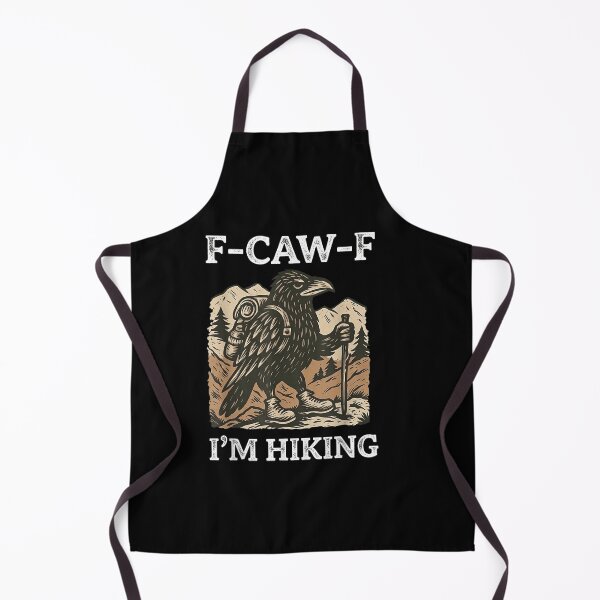Item preview, F-CAW-F Raven Crow I'm Hiking Funny designed and sold by Juansustait.