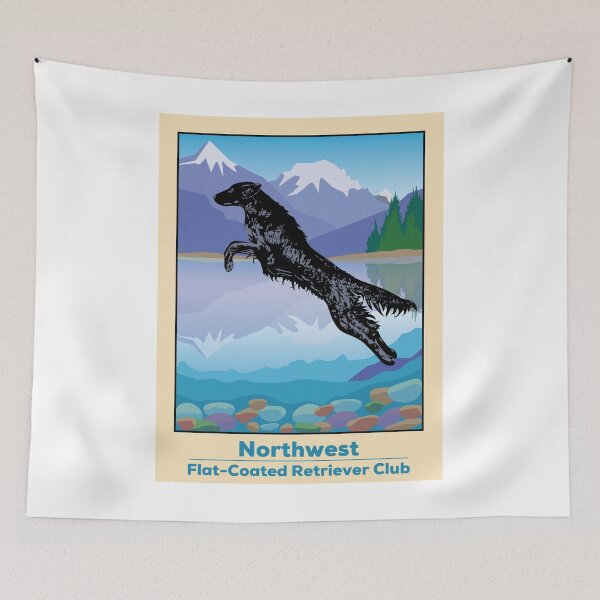 Item preview, Northwest Flat coated retriever club full logo designed and sold by Northwest Flatcoated Retrievers Club.