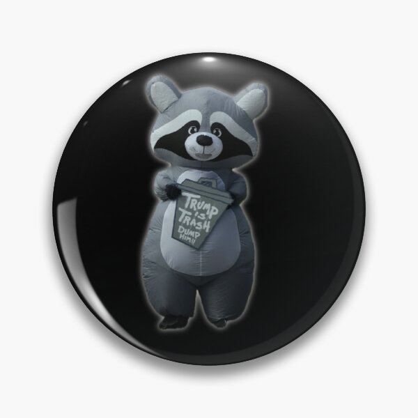 Item preview, Trump Is Trash Raccoon Protest Political Humor designed and sold by aadventures.