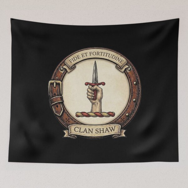 Item preview, Clan Shaw Crest designed and sold by BagTown Clans.