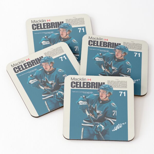 Item preview, Macklin Celebrini designed and sold by Skeleton Hockey Department .