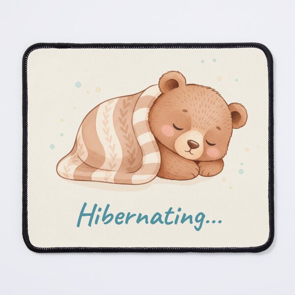 Item preview, Sleeping Bear Hibernating Soft Days Series designed and sold by HumTumMe.