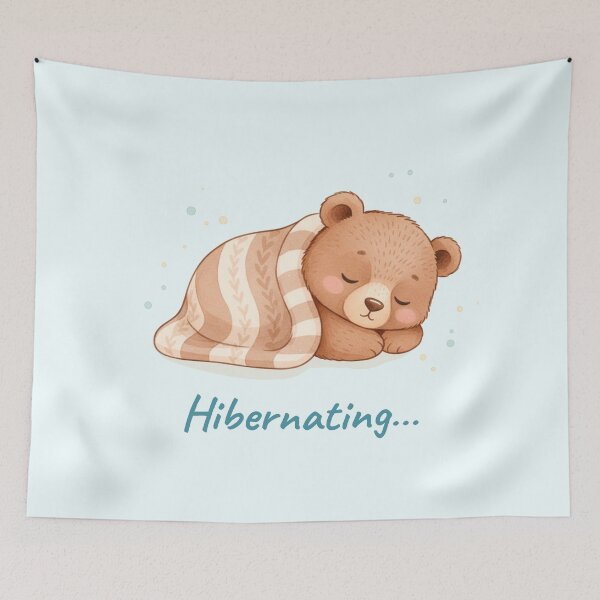 Item preview, Sleeping Bear Hibernating Soft Days Series designed and sold by HumTumMe.