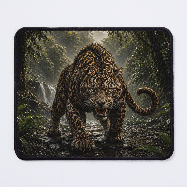 Item preview, Mngwa Cryptid Giant Predator Jungle Monster Artwork designed and sold by The Dark Files.