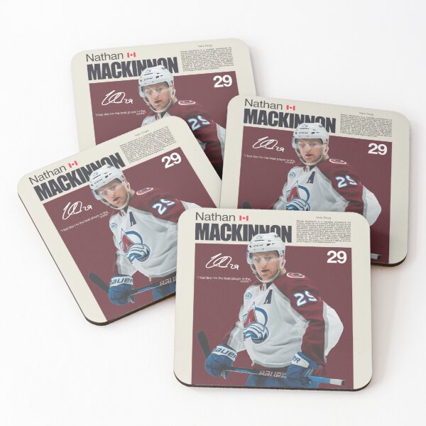 Item preview, Nathan MacKinnon designed and sold by Skeleton Hockey Department .