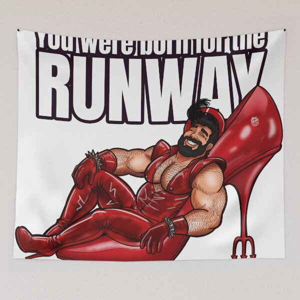 Artikelvorschau, Runway Bear entworfen und verkauft von AlexSketchArt.