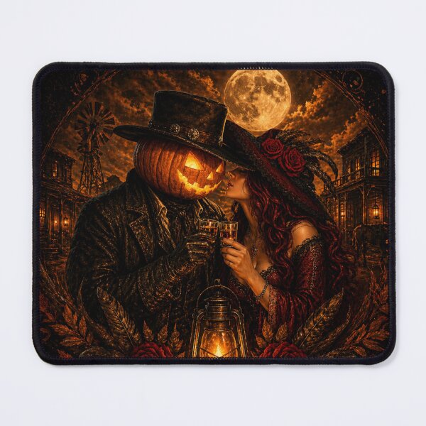 Item preview, Headless Horseman Midnight Toast - Romance Fantasy Horror Art designed and sold by TheHorsemanRidesAgain.