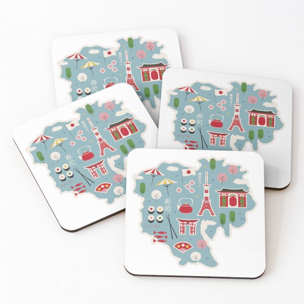 Item preview, Tokyo Illustrated Map designed and sold by the-craft-shop.