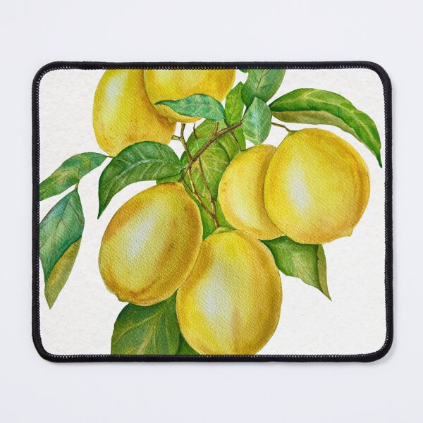 Item preview, Hand-Painted Lemon Branch in Watercolor designed and sold by GGArtkalaa.