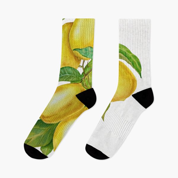 Item preview, Hand-Painted Lemon Branch in Watercolor designed and sold by GGArtkalaa.
