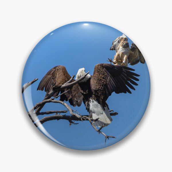 Item preview, Bald Eagle Scruffy Defends The Nest designed and sold by PsychoAlien.com.