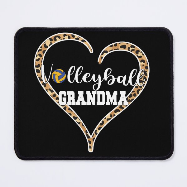 Item preview, Volleyball Grandma Leopard Heart Graphic designed and sold by TinaMDedrick.