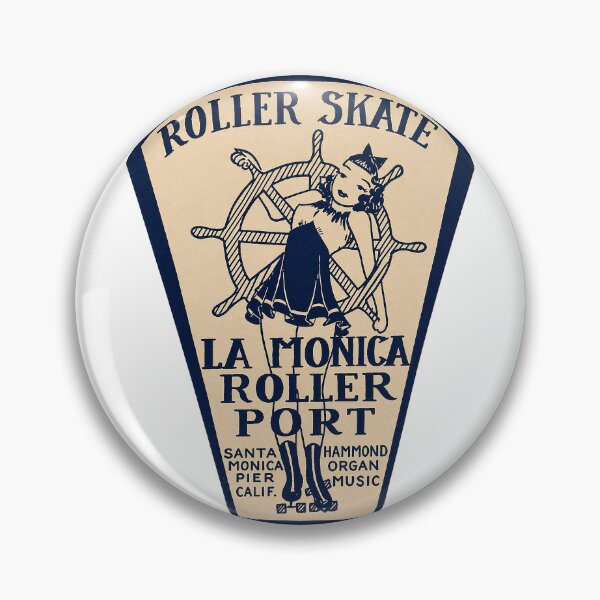 Item preview, La Monica Roller Port Santa Monica California Roller Skating Rink Sticker Decal Label designed and sold by tislord.