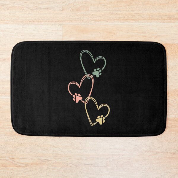 Item preview, Three Paw Print Hearts Outline Tee designed and sold by OlyvieArt.