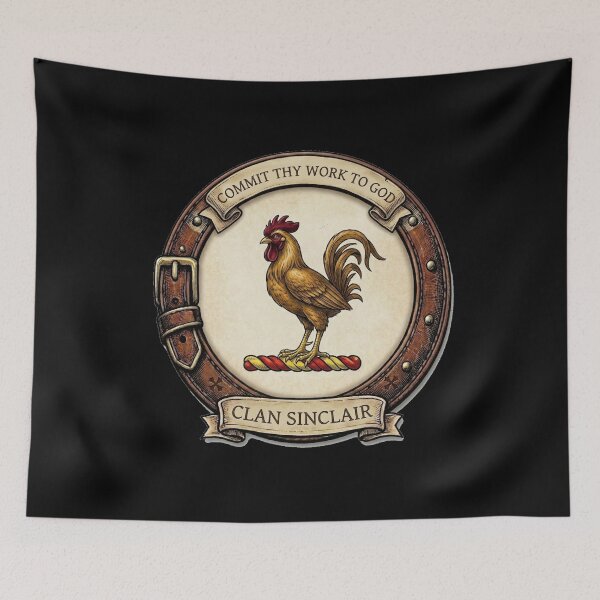 Item preview, Clan Sinclair Crest designed and sold by BagTown Clans.