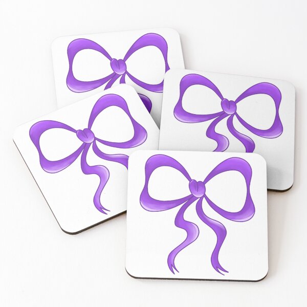 Item preview, Magical Purple Ribbon Bow Sticker Lavender Aesthet designed and sold by MissLucyArt.