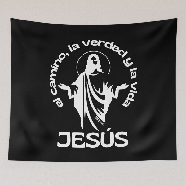 Item preview, JESÚS - el camino, la verdad y la vida designed and sold by threadsjam.
