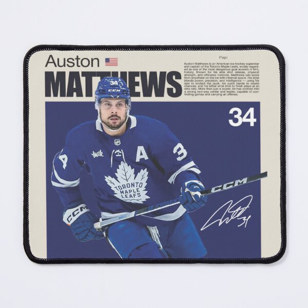 Item preview, Auston Matthews designed and sold by Skeleton Hockey Department .