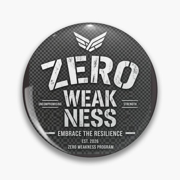 Item preview, Zero Weakness Tactical Motivation Typography Design designed and sold by DarioTactical.