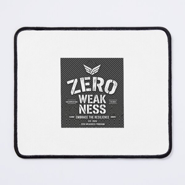 Item preview, Zero Weakness Tactical Motivation Typography Design designed and sold by DarioTactical.