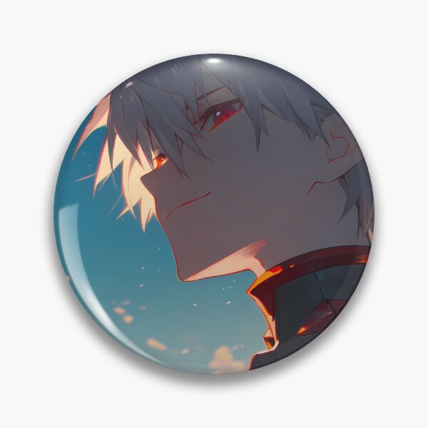 Item preview, Kaworu Nagisa Neon Genesis Evangelion Sunset Mecha Serenity designed and sold by TanglenRabbit.