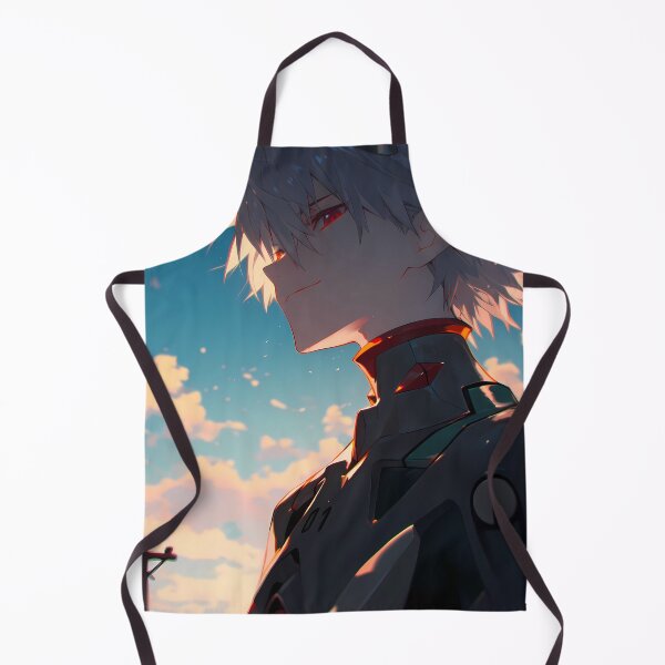 Item preview, Kaworu Nagisa Neon Genesis Evangelion Sunset Mecha Serenity designed and sold by TanglenRabbit.