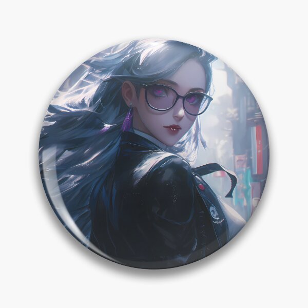 Item preview, Sae Niijima Persona 5 City Night Noir Cabello plateado Mirada fría designed and sold by TanglenRabbit.