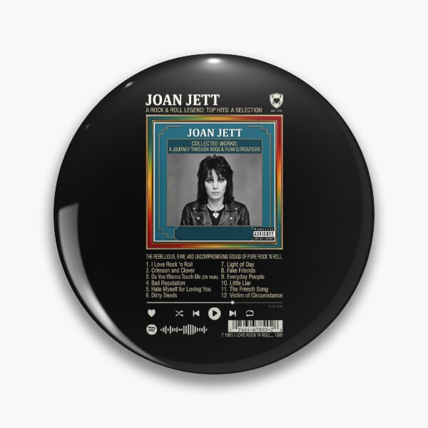 Artikelvorschau, Joan Jett Trackliste Musikplayer Vintage entworfen und verkauft von JayceTucker89.