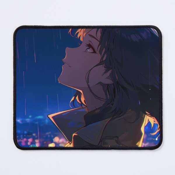 Item preview, Akane Tsunemori Psycho Pass Rainy Neon City Night designed and sold by TanglenRabbit.