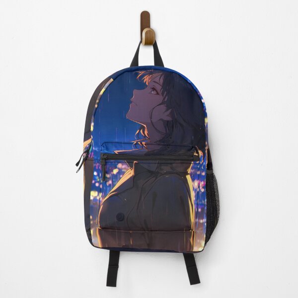 Item preview, Akane Tsunemori Psycho Pass Rainy Neon City Night designed and sold by TanglenRabbit.
