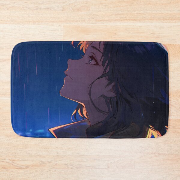 Item preview, Akane Tsunemori Psycho Pass Rainy Neon City Night designed and sold by TanglenRabbit.