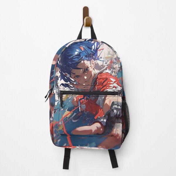 Item preview, Suruga Kanbaru Bakemonogatari Blue Hair Action Burst designed and sold by TanglenRabbit.