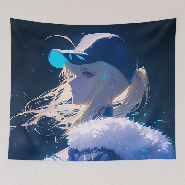 Item preview, Lancer Artoria Pendragon Fate Grand Order Night Cap Breeze designed and sold by TanglenRabbit.