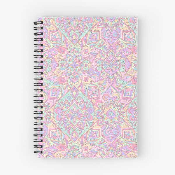 Item preview, Pastel fluorescent textile geometric pattern designed and sold by Aryabek.
