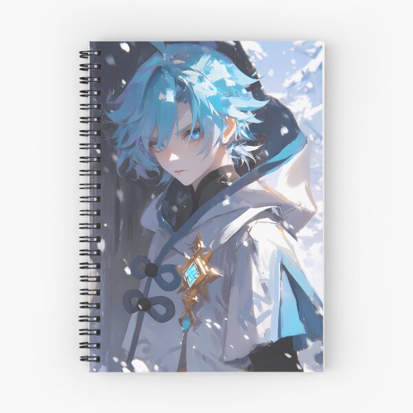 Item preview, Chongyun Genshin Impact Icy Blue Hair Snow Calm Focus designed and sold by TanglenRabbit.