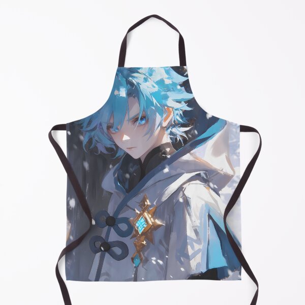 Item preview, Chongyun Genshin Impact Icy Blue Hair Snow Calm Focus designed and sold by TanglenRabbit.