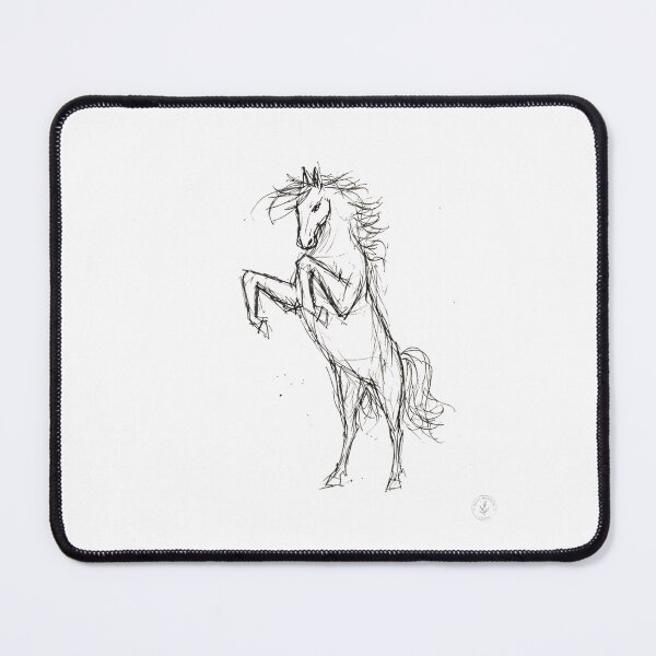 Item preview, Horse Fine Line Art designed and sold by Quite Moments Studio - Marcia Lima.